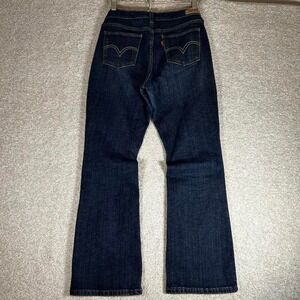 Women's Levi's 515 bootcut dark wash denim jeans pants Size 8